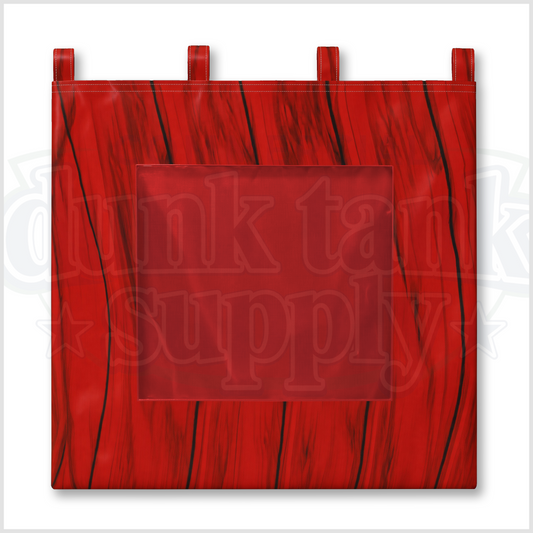 105 - Marble Red Dunk Tank Liner