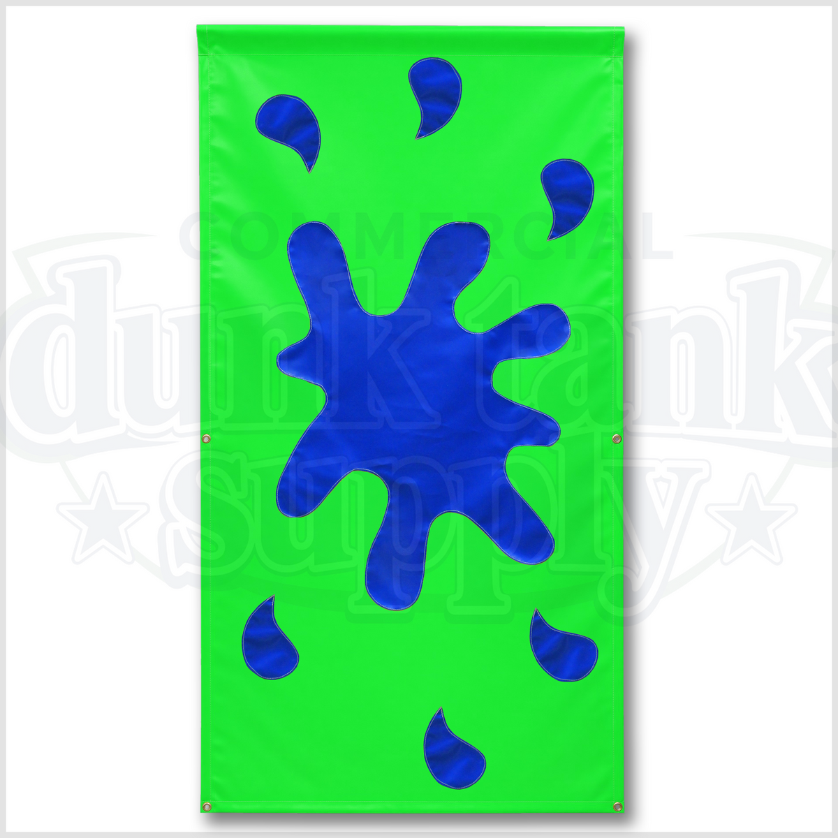 204 - Lime Green Splash Dunk Tank Backdrop