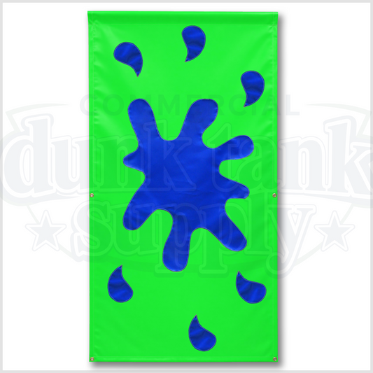204 - Lime Green Splash Dunk Tank Backdrop