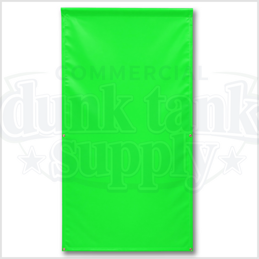 402 - Lime Green Dunk Tank Backdrop